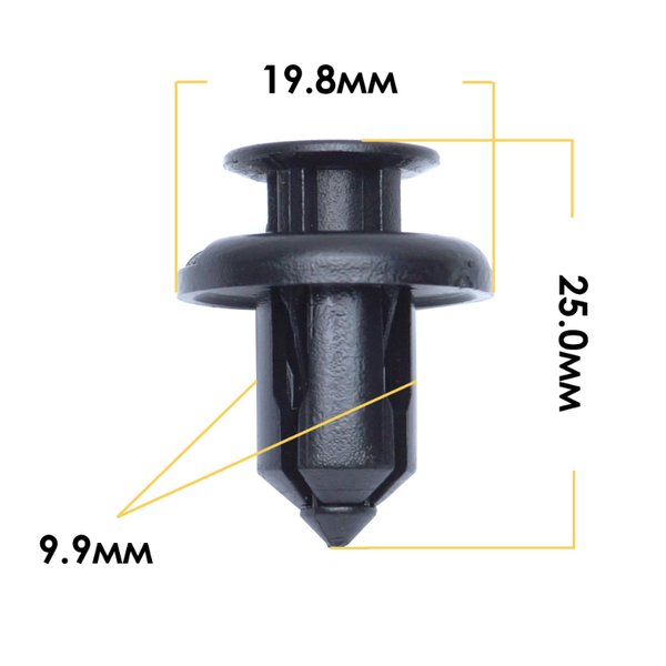Клипса  пластм. крепежная  KJ-1013  (50) / К-088 80509ª
