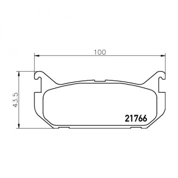Колодки тормозные задние Nisshinbo NP-5019 (PF-5238)