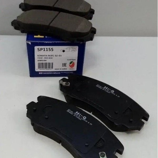 Колодки тормозные передние Hyundai Tucson 2.0L 2.7L Sonata EF 2.0L 2.7L Elantra 1.6L Sangsin SP-1155