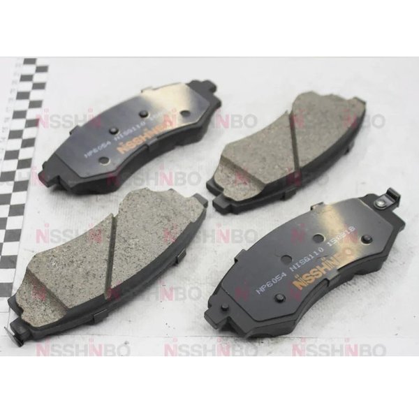 Колодки тормозные передние Nisshinbo NP-6054 (PF-2245)