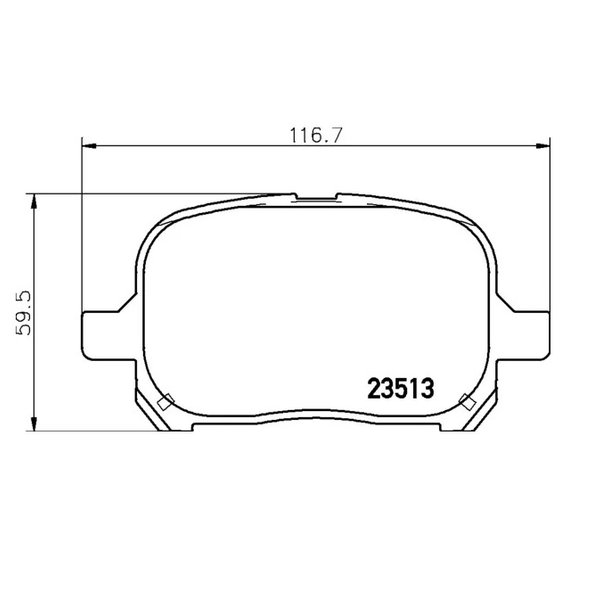 Колодки тормозные передние Nisshinbo NP-1033 (PF-1401)