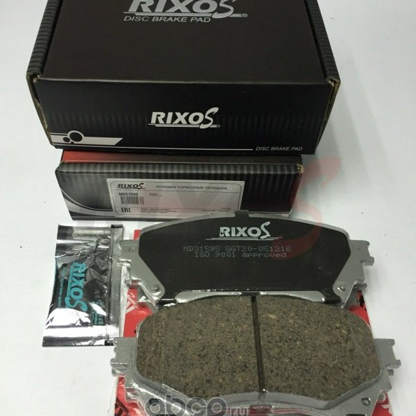 Колодки тормозные передние Mazda GJ# Mazda 6 12/10- Rixos MD3159S (PN25002)