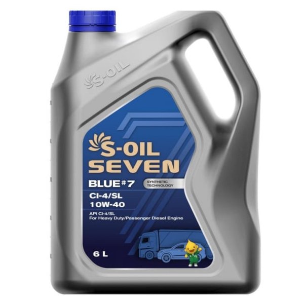 Масло моторное Seven Blue #7 10W40 Diesel CI-4/SL 6