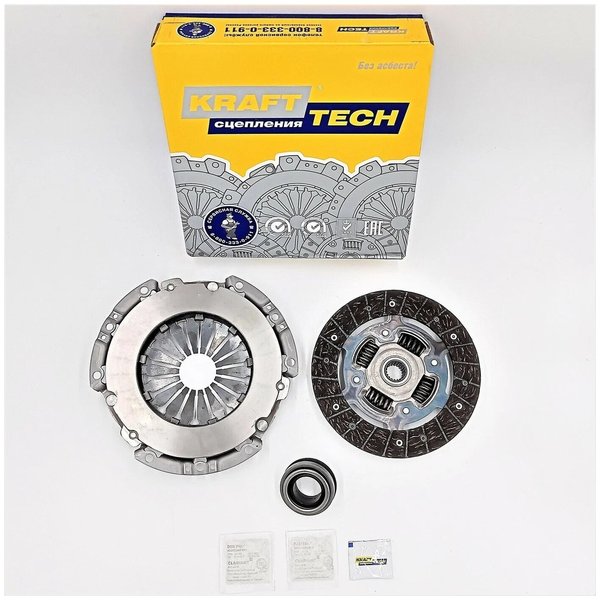 Комплект сцепления Hyundai Krafttech W31200D i20/i30/Solaris, KIA Ceed/Rio IV 1.4 14-