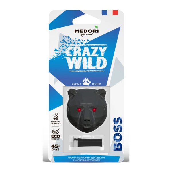 Ароматизатор Medori BEAR 3D BOSS дефл 12/бл