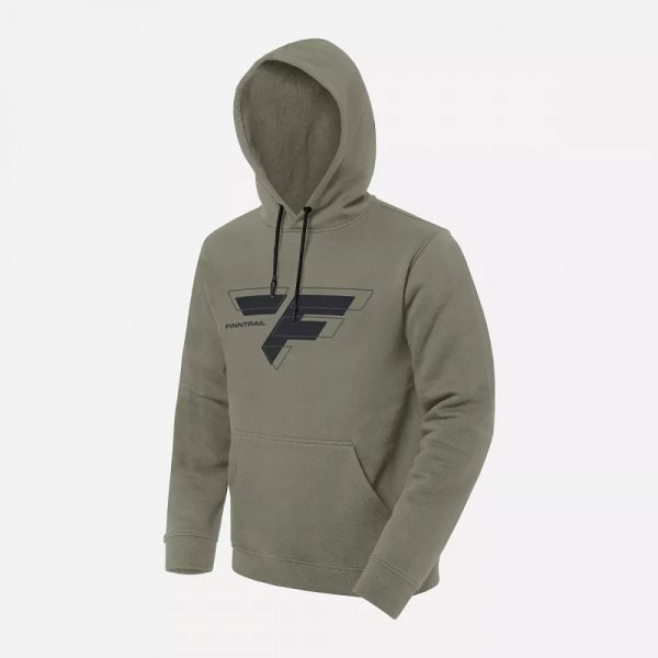 Худи Finntrail Logo 6823 Olive (XL)