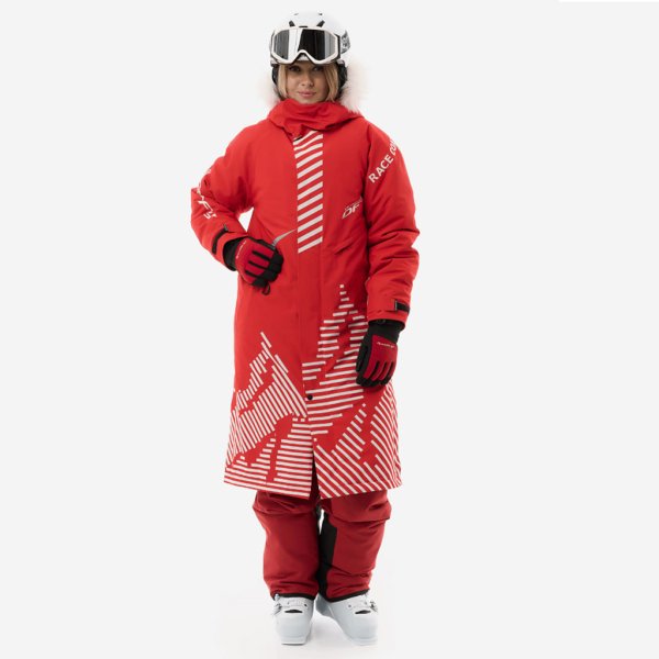Плащ зимний Race Coat Woman Red S Dragonfly