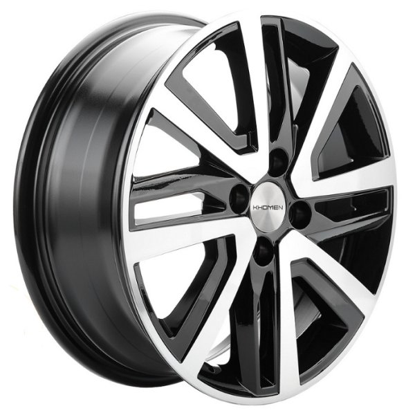 Диск литой 16*6 4*100 ET48 54,1 KHW1609 (16_Rio I/Solaris I) Black-FP Khomen УЦЕНКА