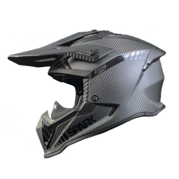Шлем Sparx Thor Carbon 3K (A806) + Очки SPARX Thor (черный матовый, L)