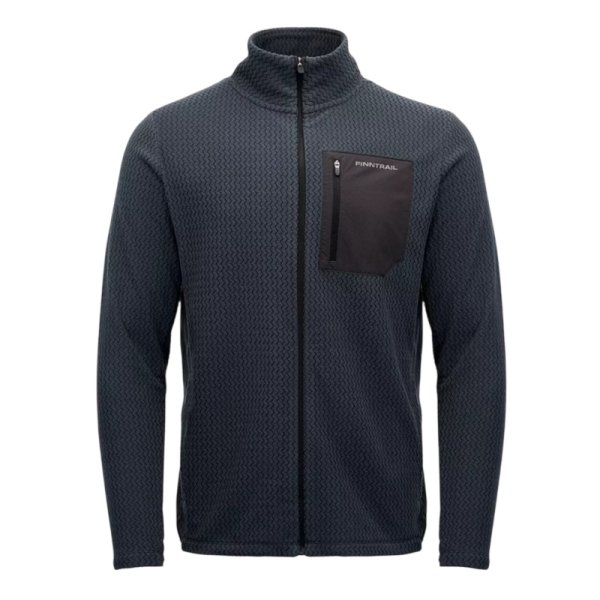 Толстовка мужская флисовая Flow 1213 DarkGrey (XXL) Finntrail