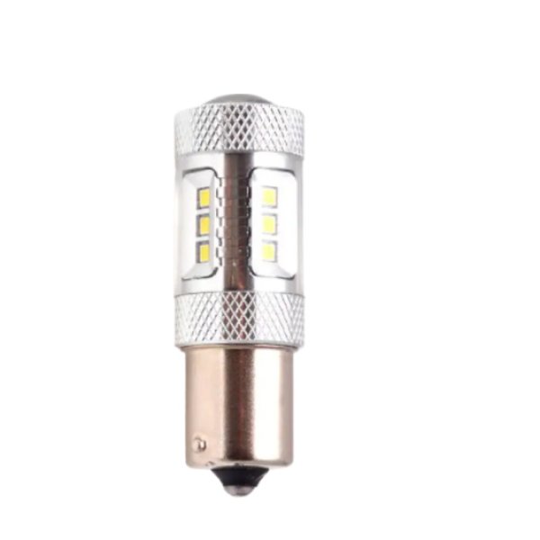 Лампа светодиодная BA15s 12/24V(P21W) Lumen Drop D (белый свет) 2шт