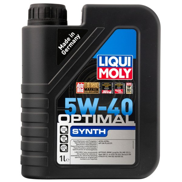 Масло моторное Ликви-Моли 5w40 Optimal 3925 Германия 1л
