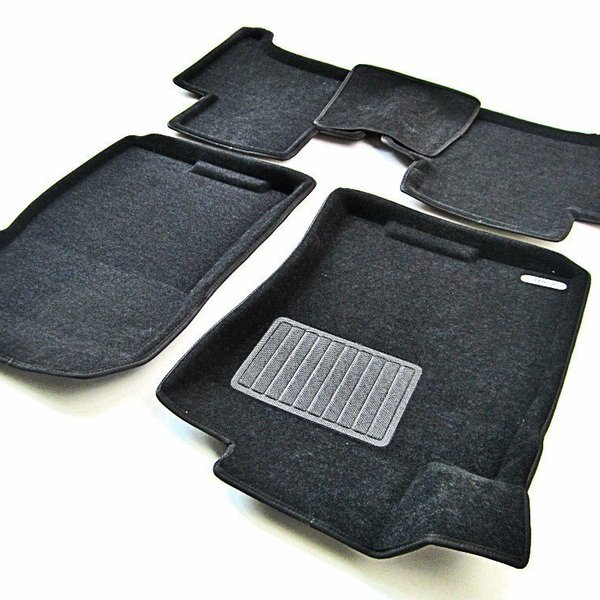 К/салона 3D Lexus GX (2002-2009)/Toyota Land Cruiser Prado (2002-2009) ворсовые с бортиком