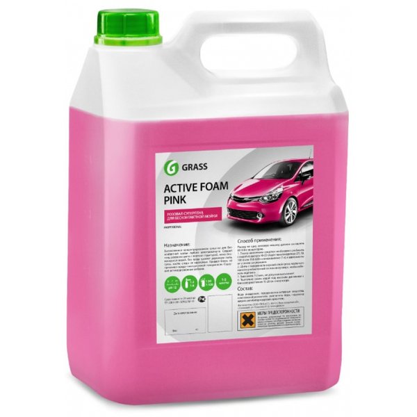 Автошампунь для бесконтактной мойки Grass Pink Россия 6 113121