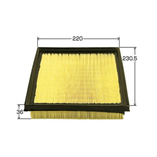 Фильтр воздушный Vic A-9001 (16546AA150 Оригинал Subaru)