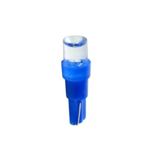 Лампа св/д T5 12V 1 LED Blue конус