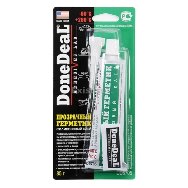 Герметик силиконовый DoneDeal DD6705 Прозрачный Сша 85