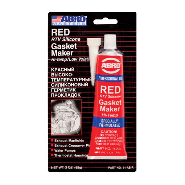 Герметик Abro красный 85гр 11ABCH