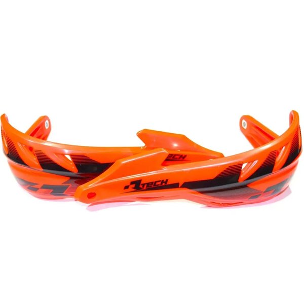 Защита рук + крепеж на рули 22/28 R-Tech RAPTOR (Hi-Viz оранжевый, 040296-123-8988)