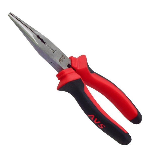 Длинногубцы прямые 180 мм AVS DLG0180-S 